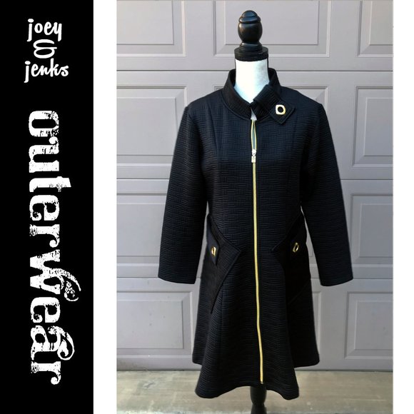 Gorgeous Designer Ubu Black Jacket Coat Medium - Picture 1 of 13